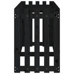 Casa si Gradina - Gradinarit si plante - Plante si ghivece - Ghivece si suporturi - Pat inaltat gradina design gard 200x50x70 cm lemn impregnat pin, pin negru - Infinity.ro