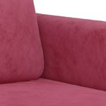 Casa si Gradina - Mobilier - Seturi de mobilier - Seturi living - Set canapele, 2 piese, rosu vin, catifea - Infinity.ro