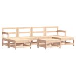 Casa si Gradina - Gradina si terasa - Mobilier exterior - Seturi mobila gradina - Set mobilier de gradina cu perne, 7 piese, lemn masiv - Infinity.ro