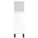Casa si Gradina - Mobilier - Seturi de mobilier - Seturi baie - Set mobilier de baie, 3 piese, alb extralucios, lemn compozit - Infinity.ro