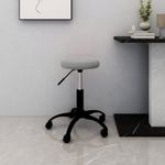 Casa si Gradina - Mobilier - Scaune si fotolii - Scaune - Scaun de birou pivotant, gri deschis, catifea - Infinity.ro
