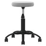 Casa si Gradina - Mobilier - Scaune si fotolii - Scaune - Scaun de birou pivotant, gri deschis, catifea - Infinity.ro