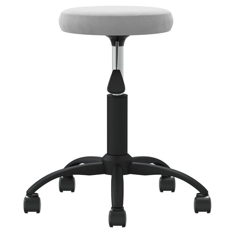 Casa si Gradina - Mobilier - Scaune si fotolii - Scaune - Scaun de birou pivotant, gri deschis, catifea - Infinity.ro
