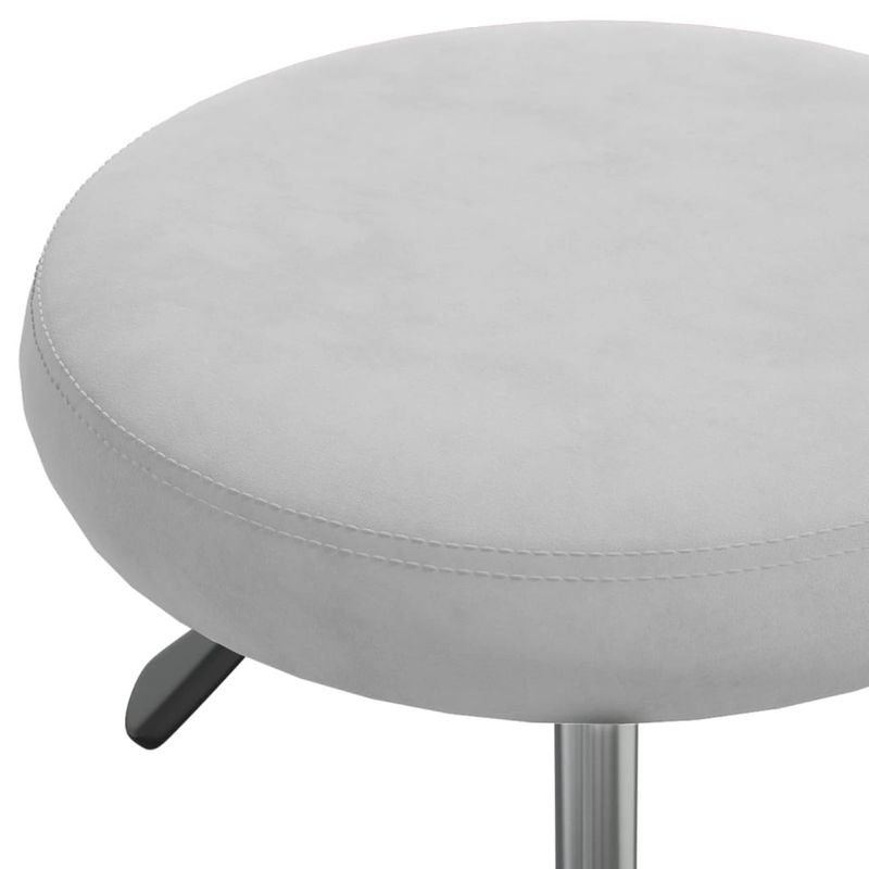 Casa si Gradina - Mobilier - Scaune si fotolii - Scaune - Scaun de birou pivotant, gri deschis, catifea - Infinity.ro