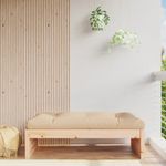 Casa si Gradina - Gradina si terasa - Mobilier exterior - Canapele si fotolii gradina - Taburet de gradina, 120x80 cm, lemn masiv de pin - Infinity.ro
