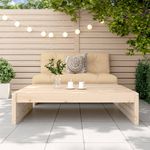 Casa si Gradina - Gradina si terasa - Mobilier exterior - Canapele si fotolii gradina - Taburet de gradina, 120x80 cm, lemn masiv de pin - Infinity.ro