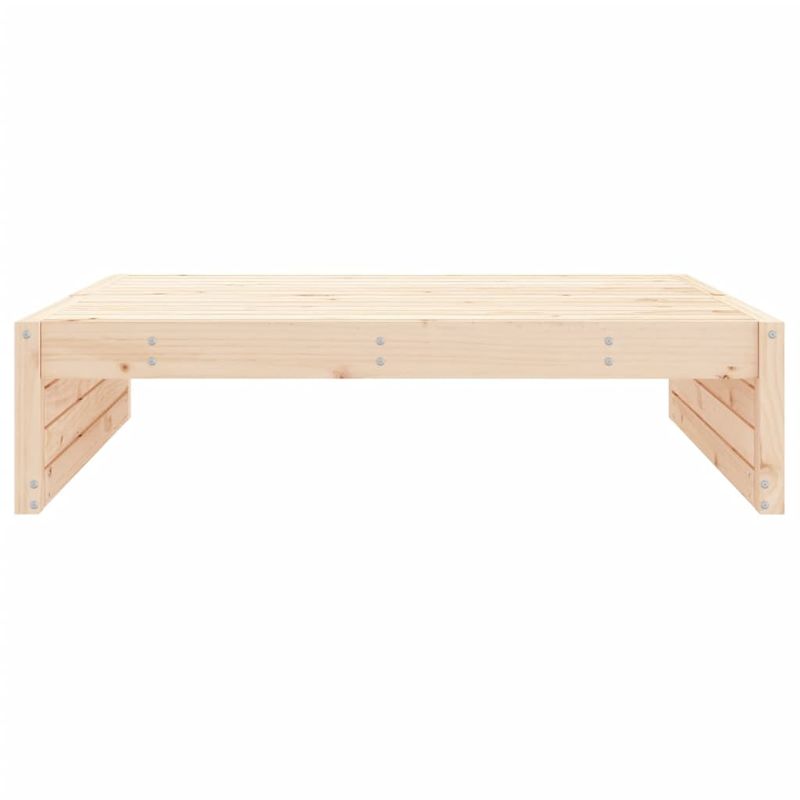 Casa si Gradina - Gradina si terasa - Mobilier exterior - Canapele si fotolii gradina - Taburet de gradina, 120x80 cm, lemn masiv de pin - Infinity.ro