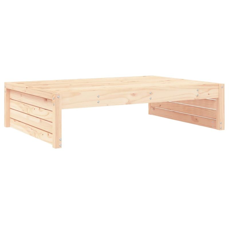Casa si Gradina - Gradina si terasa - Mobilier exterior - Canapele si fotolii gradina - Taburet de gradina, 120x80 cm, lemn masiv de pin - Infinity.ro