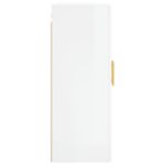 Casa si Gradina - Mobilier - Comode si corpuri - Comode - Dulapuri montaj pe perete, 2 buc, alb extralucios, 69,5x34x90cm, model auriu model tub - Infinity.ro