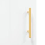 Casa si Gradina - Mobilier - Comode si corpuri - Comode - Dulapuri montaj pe perete, 2 buc, alb extralucios, 69,5x34x90cm, model auriu model tub - Infinity.ro