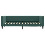 Casa si Gradina - Mobilier - Paturi si accesorii - Paturi - Pat de zi cu extensie si sertare verde inchis 100x200cm catifea - Infinity.ro
