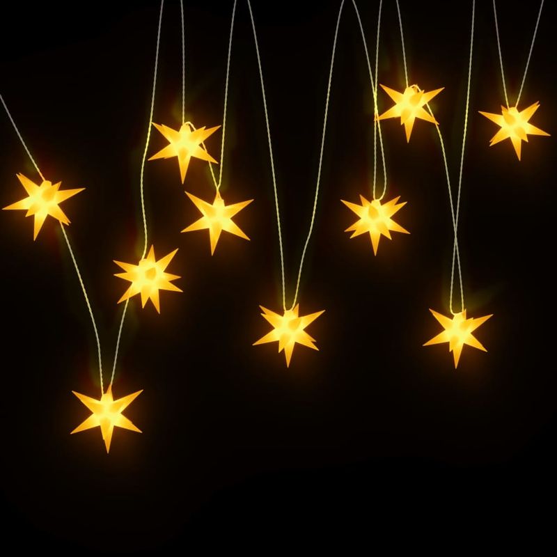 Casa si Gradina - Decoratiuni - Decoratiuni de sezon - Lumina de Craciun 10 LED-uri galben 10 cm - Infinity.ro