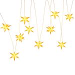 Casa si Gradina - Decoratiuni - Decoratiuni de sezon - Lumina de Craciun 10 LED-uri galben 10 cm - Infinity.ro