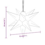 Casa si Gradina - Decoratiuni - Decoratiuni de sezon - Lumina de Craciun 10 LED-uri galben 10 cm - Infinity.ro