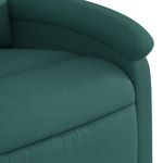 Ingrijire personala si Cosmetice - Sanatate si wellness - Articole wellness - Fotolii de masaj - Fotoliu rabatabil de masaj, cu ridicare, verde inchis, textil - Infinity.ro