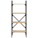 Casa si Gradina - Mobilier - Biblioteci si rafturi - Biblioteci - Biblioteca cu 4 niveluri, stejar sonoma, 56x31,5x138,5 cm, lemn - Infinity.ro