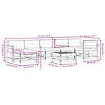 Casa si Gradina - Gradina si terasa - Mobilier exterior - Seturi mobila gradina - Set mobilier de gradina cu perne, 8 piese, lemn masiv douglas - Infinity.ro