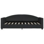 Casa si Gradina - Mobilier - Paturi si accesorii - Paturi - Pat de zi cu extensie, negru, 90x190 cm, textil - Infinity.ro