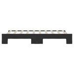 Casa si Gradina - Mobilier - Paturi si accesorii - Paturi - Pat de zi cu extensie, negru, 90x190 cm, textil - Infinity.ro