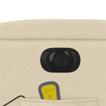 Ingrijire personala si Cosmetice - Sanatate si wellness - Articole wellness - Fotolii de masaj - Fotoliu electric de masaj rabatabil cu ridicare, crem, textil - Infinity.ro