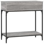 Casa si Gradina - Mobilier - Comode si corpuri - Console - Masa consola, gri sonoma, 75x34,5x75 cm, lemn prelucrat - Infinity.ro