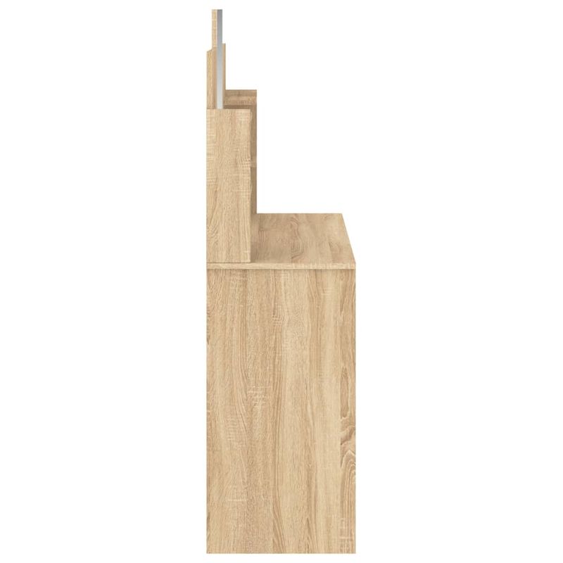 Casa si Gradina - Mobilier - Comode si corpuri - Masute de toaleta - Masa de toaleta cu oglinda, stejar sonoma, 96x39x142 cm - Infinity.ro