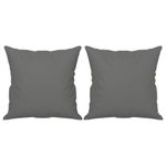 Casa si Gradina - Mobilier - Canapele si coltare - Canapele - Canapea cu 3 locuri si perne, gri inchis, 180 cm, microfibra - Infinity.ro