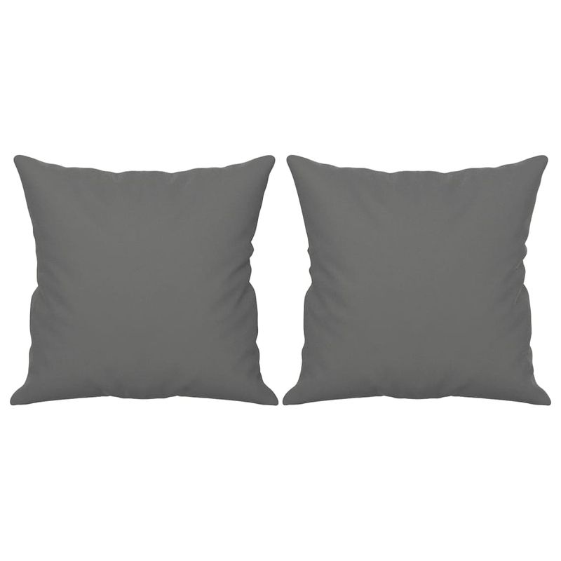 Casa si Gradina - Mobilier - Canapele si coltare - Canapele - Canapea cu 3 locuri si perne, gri inchis, 180 cm, microfibra - Infinity.ro