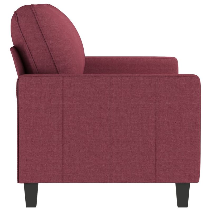 Casa si Gradina - Mobilier - Canapele si coltare - Canapele - Canapea cu 2 locuri, rosu vin, 140 cm, material textil - Infinity.ro