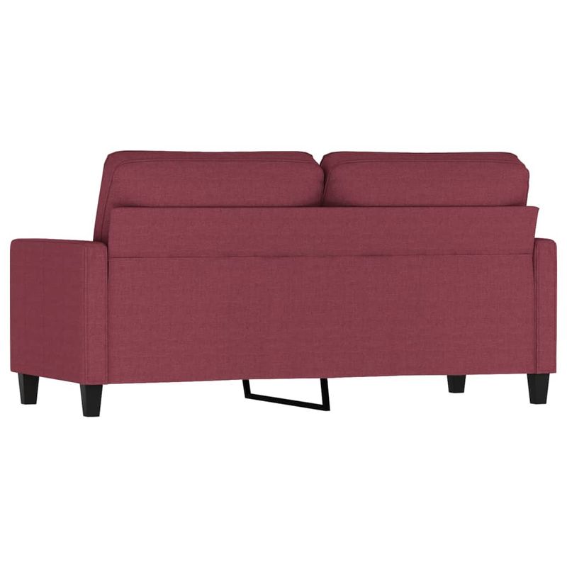 Casa si Gradina - Mobilier - Canapele si coltare - Canapele - Canapea cu 2 locuri, rosu vin, 140 cm, material textil - Infinity.ro
