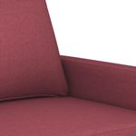 Casa si Gradina - Mobilier - Canapele si coltare - Canapele - Canapea cu 2 locuri, rosu vin, 140 cm, material textil - Infinity.ro