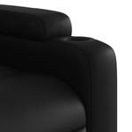 Casa si Gradina - Mobilier - Scaune si fotolii - Fotolii - Fotoliu rabatabil electric, negru, piele ecologica - Infinity.ro