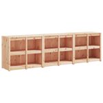 Casa si Gradina - Mobilier - Comode si corpuri - Corpuri bucatarie - Dulapuri de bucatarie de exterior, 3 buc., lemn masiv de pin - Infinity.ro