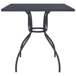 Casa si Gradina - Gradina si terasa - Mobilier exterior - Seturi mobila gradina - Set de masa pentru gradina, 5 piese, plasa metalica antracit - Infinity.ro
