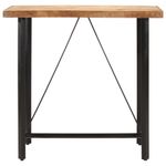 Casa si Gradina - Mobilier - Mese si birouri - Mese bucatarie si dining - Masa de bar, 110x55x107 cm, lemn masiv de mango si fier - Infinity.ro
