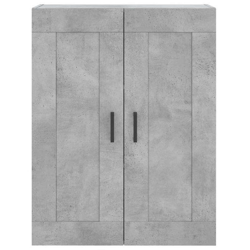 Casa si Gradina - Mobilier - Comode si corpuri - Comode - Dulapuri de perete, 2 buc., gri beton, lemn prelucrat - Infinity.ro