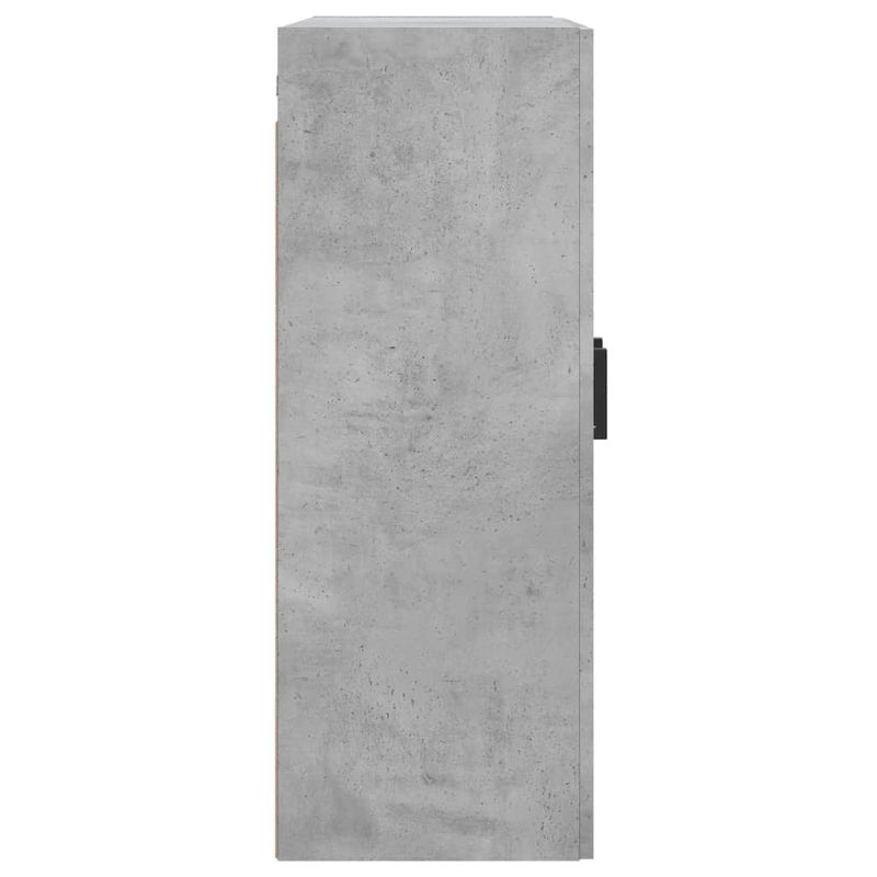 Casa si Gradina - Mobilier - Comode si corpuri - Comode - Dulapuri de perete, 2 buc., gri beton, lemn prelucrat - Infinity.ro