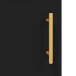 Casa si Gradina - Mobilier - Comode si corpuri - Comode - Dulap inalt, negru, 34,5x34x180 cm, lemn prelucrat - Infinity.ro
