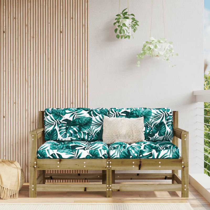 Casa si Gradina - Gradina si terasa - Mobilier exterior - Canapele si fotolii gradina - Canapele coltar gradina , 2 buc., lemn de pin impregnat - Infinity.ro
