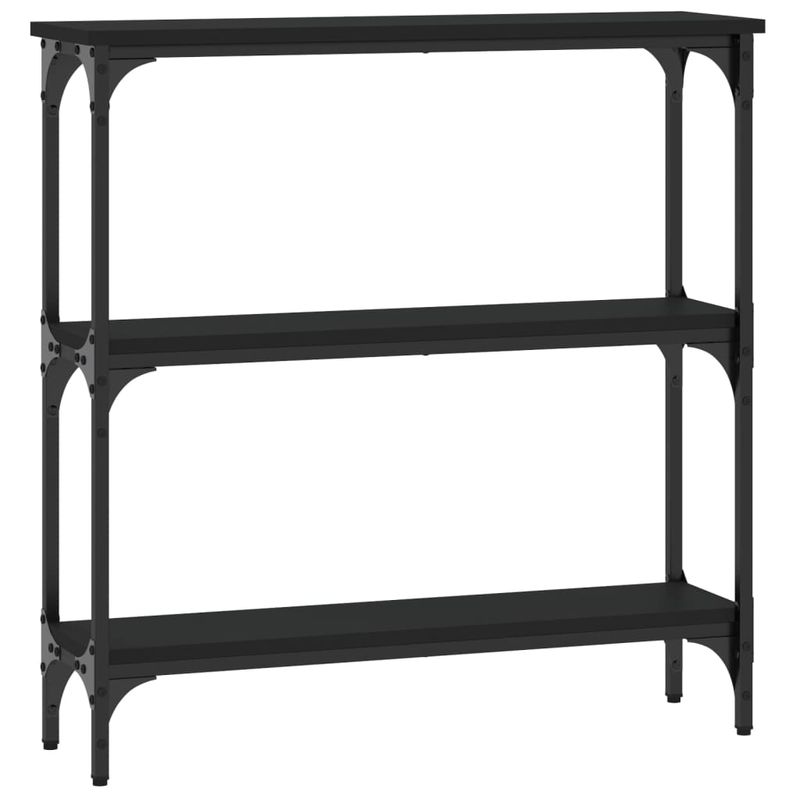 Casa si Gradina - Mobilier - Comode si corpuri - Console - Masa consola, negru, 75x22,5x75 cm, lemn prelucrat - Infinity.ro
