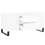 Casa si Gradina - Mobilier - Mese si birouri - Masute de cafea - Masuta de cafea, alb, 102x44,5x50 cm, lemn prelucrat - Infinity.ro