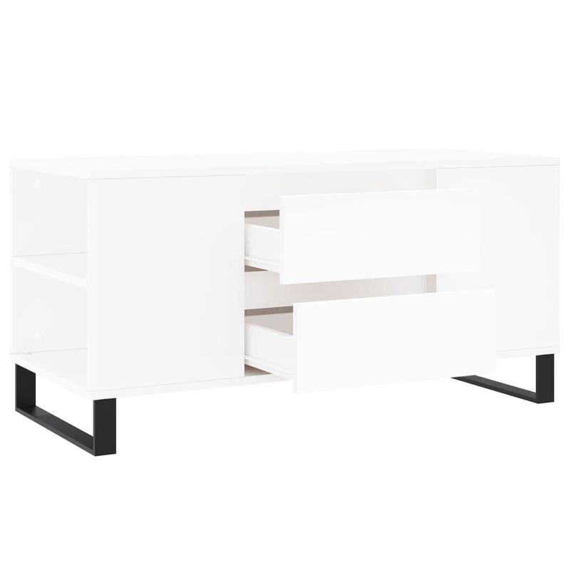 Casa si Gradina - Mobilier - Mese si birouri - Masute de cafea - Masuta de cafea, alb, 102x44,5x50 cm, lemn prelucrat - Infinity.ro