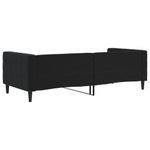 Casa si Gradina - Mobilier - Paturi si accesorii - Paturi - Pat de zi, negru, 90x190 cm, catifea - Infinity.ro