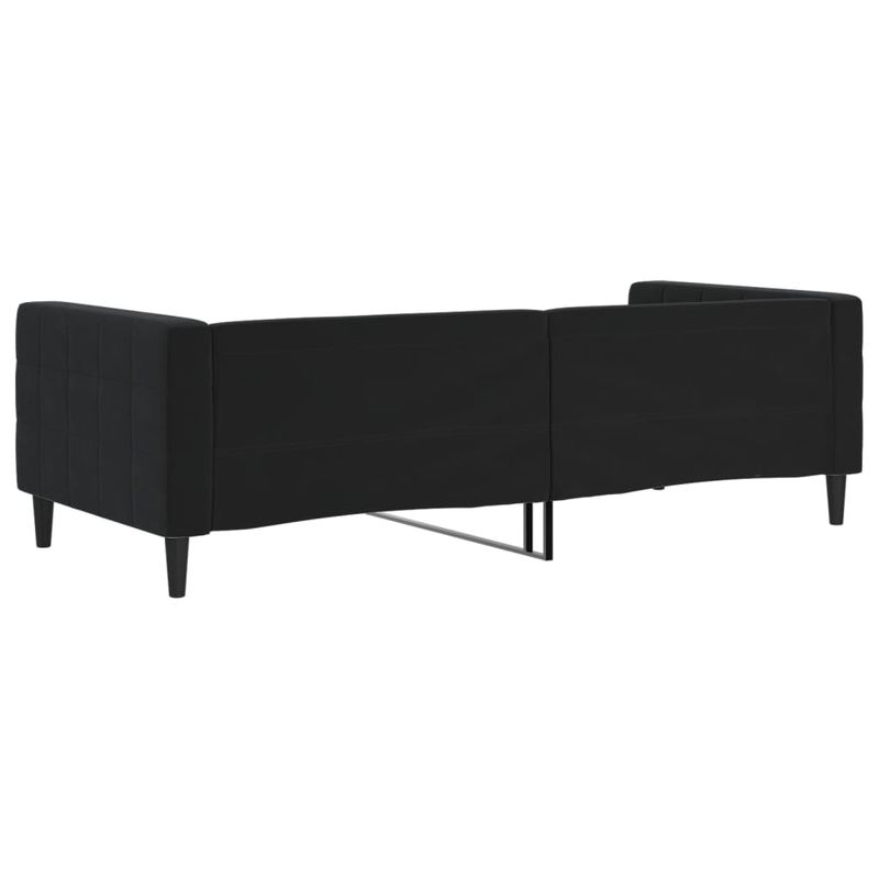 Casa si Gradina - Mobilier - Paturi si accesorii - Paturi - Pat de zi, negru, 90x190 cm, catifea - Infinity.ro