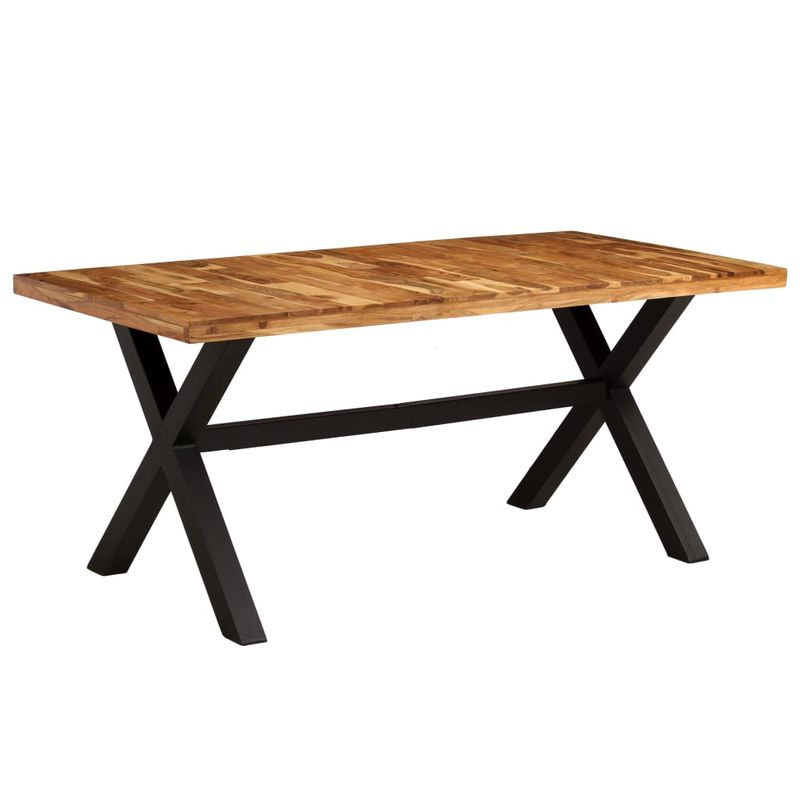 Casa si Gradina - Mobilier - Seturi de mobilier - Seturi mese si scaune - Set de masa 7 piese, lemn masiv de salcam si de mango - Infinity.ro