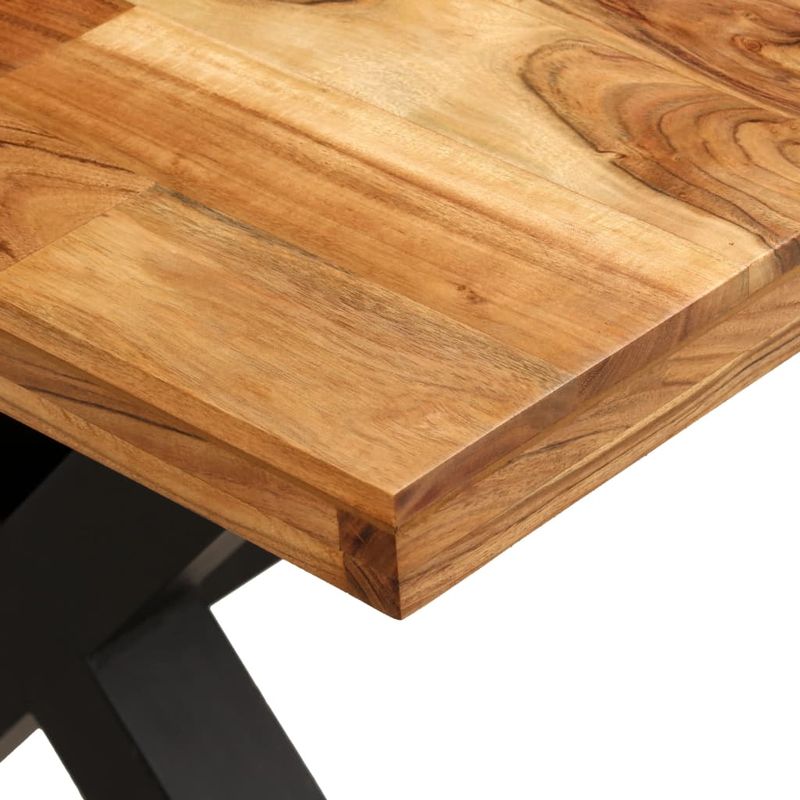 Casa si Gradina - Mobilier - Seturi de mobilier - Seturi mese si scaune - Set de masa 7 piese, lemn masiv de salcam si de mango - Infinity.ro