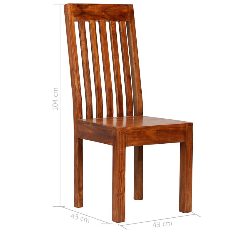 Casa si Gradina - Mobilier - Seturi de mobilier - Seturi mese si scaune - Set de masa 7 piese, lemn masiv de salcam si de mango - Infinity.ro