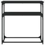 Casa si Gradina - Mobilier - Comode si corpuri - Console - Masa consola, negru, 75x35,5x75 cm, lemn prelucrat - Infinity.ro