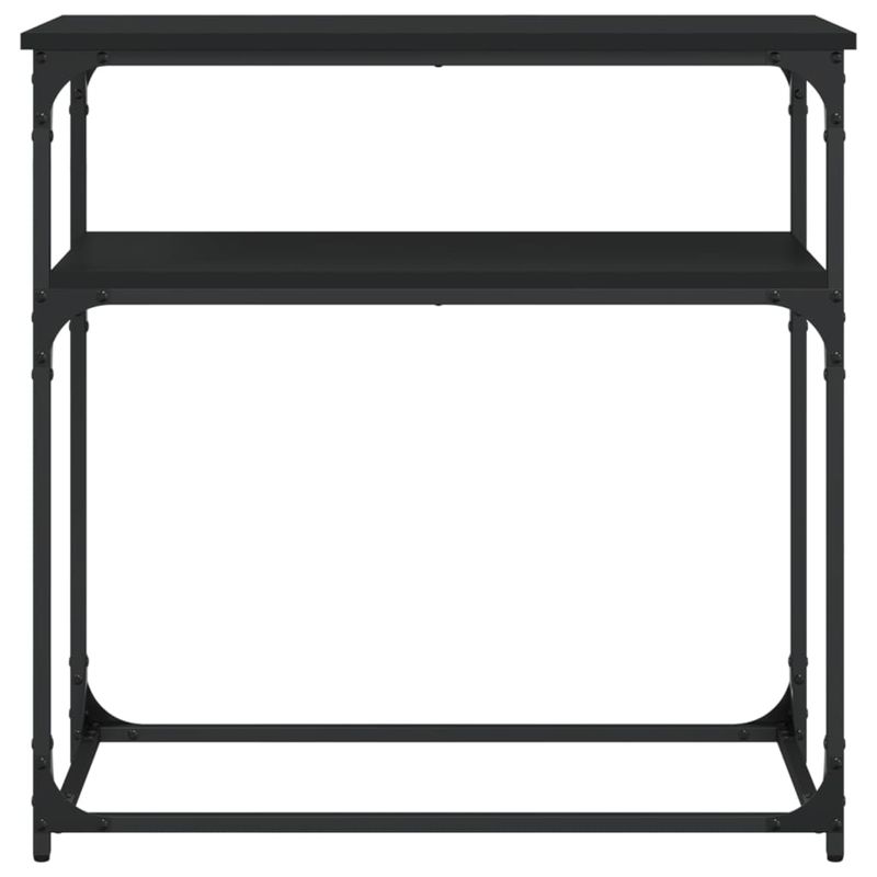 Casa si Gradina - Mobilier - Comode si corpuri - Console - Masa consola, negru, 75x35,5x75 cm, lemn prelucrat - Infinity.ro