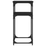 Casa si Gradina - Mobilier - Comode si corpuri - Console - Masa consola, negru, 75x35,5x75 cm, lemn prelucrat - Infinity.ro